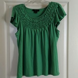 Short sleeve green top Style & Co Large